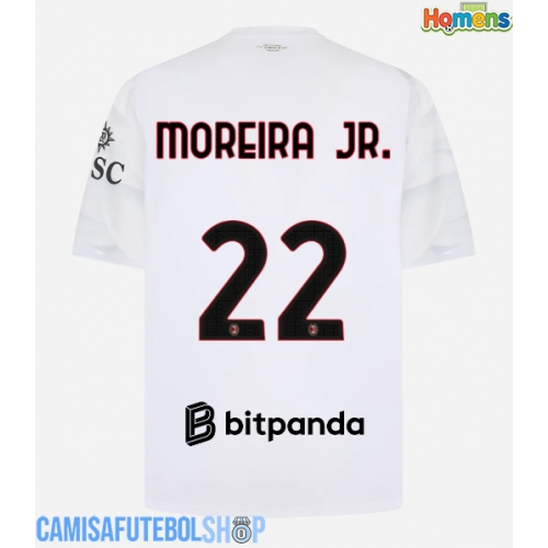 Camisa de time de futebol AC Milan Diego Moreira #22 Replicas 2º Equipamento 2026-27 Manga Curta